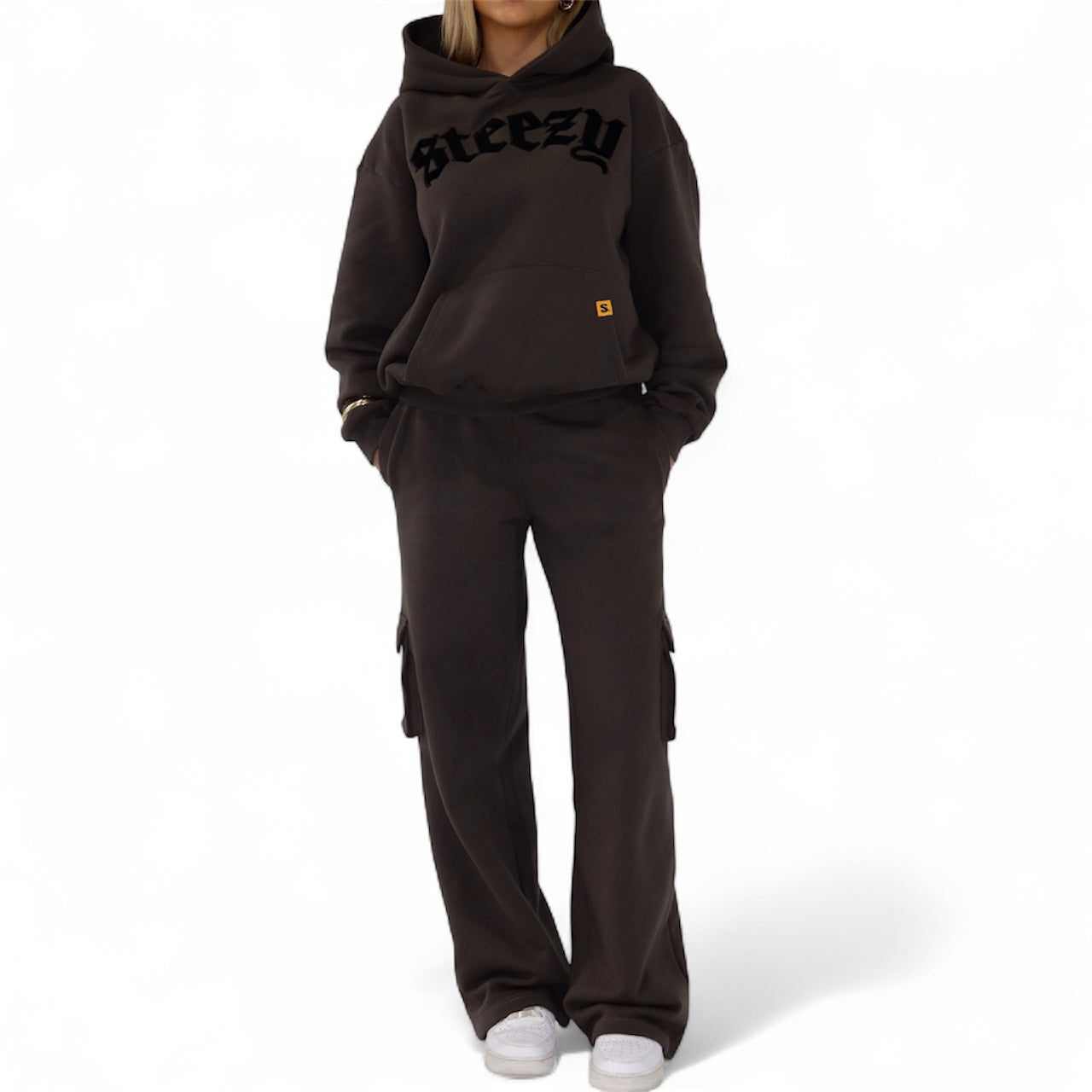 HEAVYWEIGHT CHENILLE PATCH HOODIE {ASH GREY}